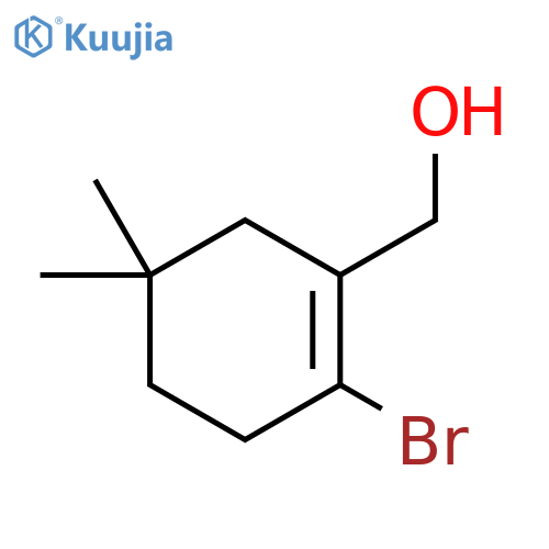 (2-Bromo-5,5-dimethylcyclohex-1-en-1-yl)methanol structure
