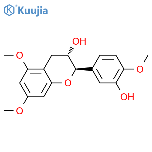 5,7,4'-Tri-O-methylcatechin structure
