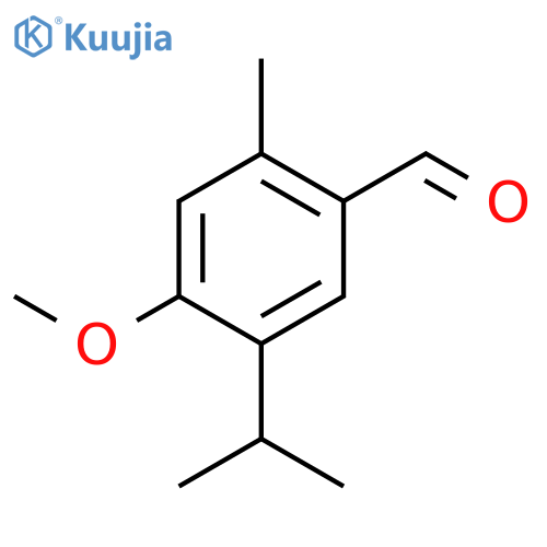 5-Isopropyl-4-methoxy-2-methylbenzaldehyde structure