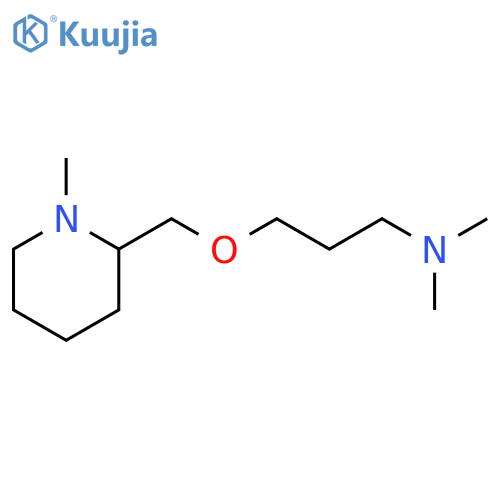 1-Propanamine,N,N-dimethyl-3-[(1-methyl-2-piperidinyl)methoxy]- structure