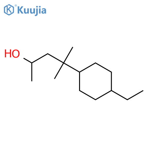 Cyclohexanepropanol,4-ethyl-a,g,g-trimethyl- structure