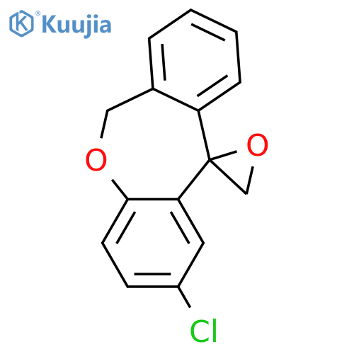 Spiro[dibenz[b,e]oxepin-11(6H),2'-oxirane], 2-chloro- structure