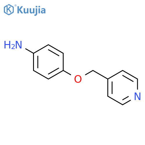4-(Pyridin-4-ylmethoxy)aniline structure