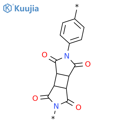 Poly[(octahydro-1,3,4,6-tetraoxocyclobuta[1,2-c:3,4-c']dipyrrole-2,5-diyl)-1,4-phenylene] structure