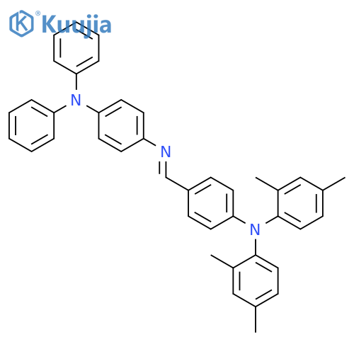 1,4-Benzenediamine, N'-[[4-[bis(2,4-dimethylphenyl)amino]phenyl]methylene]-N,N-diphenyl- structure
