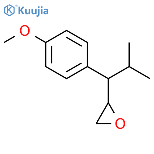 Oxirane, [1-(4-methoxyphenyl)-2-methylpropyl]- structure