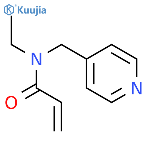 2-Propenamide, N-ethyl-N-(4-pyridinylmethyl)- structure