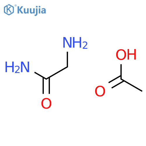 2-Aminoacetamide acetate structure