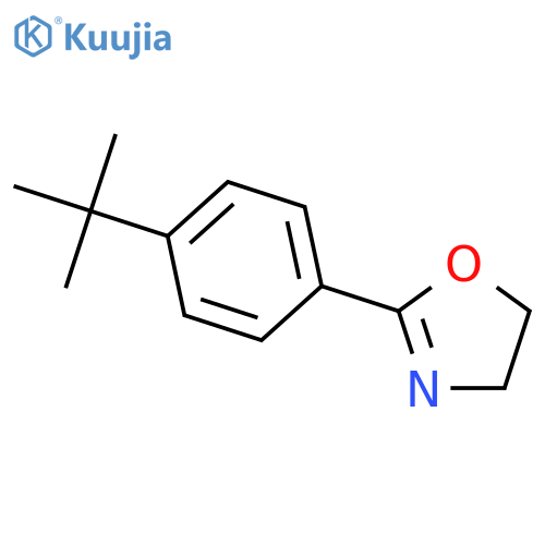 Oxazole, 2-[4-(1,1-dimethylethyl)phenyl]-4,5-dihydro- structure