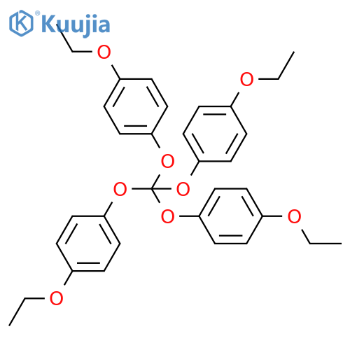 Benzene, 1,1',1'',1'''-[methanetetrayltetrakis(oxy)]tetrakis[4-ethoxy- structure