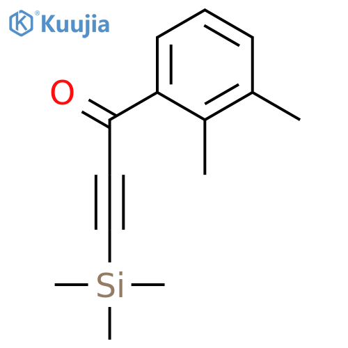 2-Propyn-1-one, 1-(2,3-dimethylphenyl)-3-(trimethylsilyl)- structure