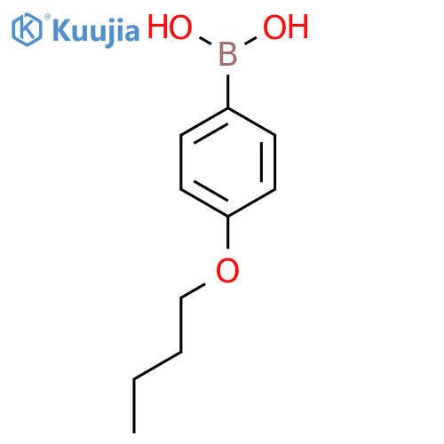 4-N-butoxyphenylboronic acid structure
