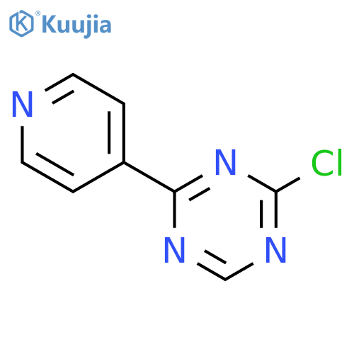 2-Chloro-4-pyridin-4-yl-1,3,5-triazine structure