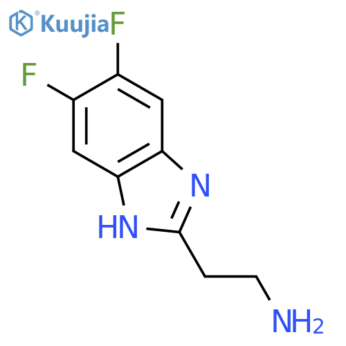 2-(5,6-Difluoro-1H-benzoimidazol-2-yl)ethylamine structure