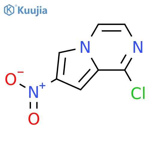 1-chloro-7-nitropyrrolo1,2-apyrazine structure