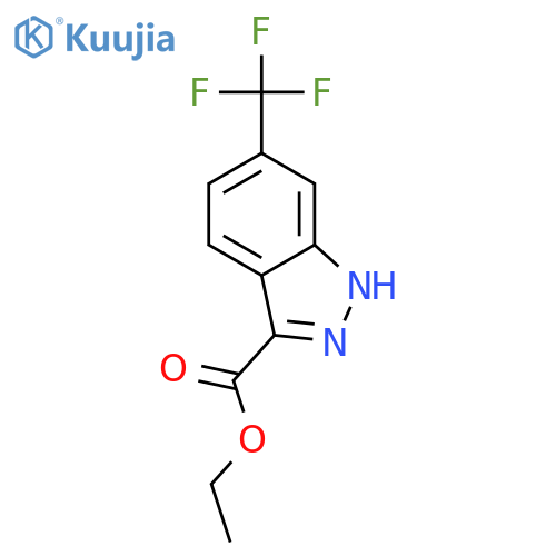 Ethyl 6-(trifluoromethyl)-1H-indazole-3-carboxylate structure