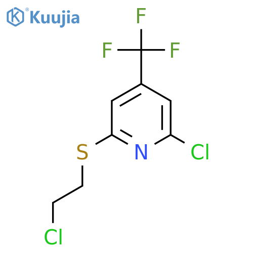 2-Chloro-6-(2'-chloroethylsulfanyl)-4-(trifluoromethyl)pyridine structure