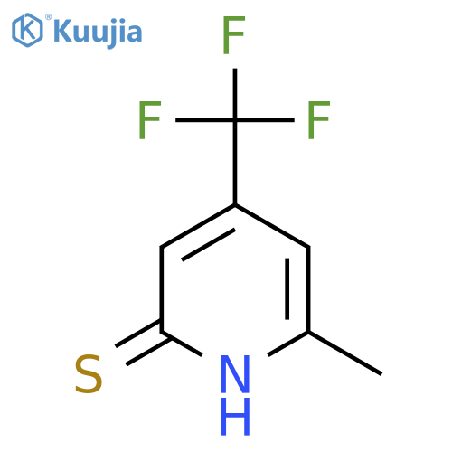 6-Methyl-4-(trifluoromethyl)pyridine-2-thiol structure