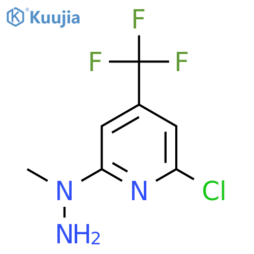 N-(6-Chloro-4-(trifluoromethyl)pyridin-2-yl)-N-methylhydrazine structure