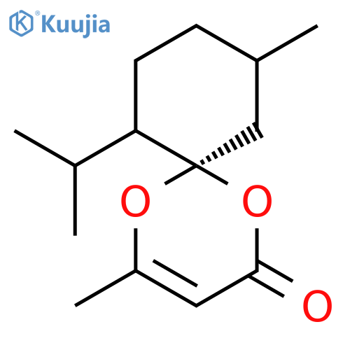 1,5-Dioxaspiro[5.5]undec-3-en-2-one,4,10-dimethyl-7-(1-methylethyl)-, (6R,7S,10R)- structure