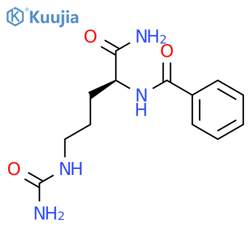 Benzamide,N-[1-(aminocarbonyl)-4-[(aminocarbonyl)amino]butyl]-, (S)- (9CI) structure
