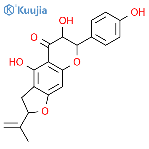 5H-Furo[3,2-g][1]benzopyran-5-one,2,3,6,7-tetrahydro-4,6-dihydroxy-7-(4-hydroxyphenyl)-2-(1-methylethenyl)-,(2R,6R,7R)- structure