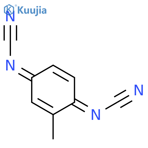 Cyanamide, (2-methyl-2,5-cyclohexadiene-1,4-diylidene)bis-, (E,E)- (9CI) structure
