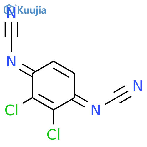 Cyanamide, (2,3-dichloro-2,5-cyclohexadiene-1,4-diylidene)bis-, (E,E)- (9CI) structure