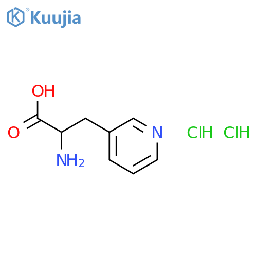 2-Amino-3-(pyridin-3-yl)propanoic acid dihydrochloride structure