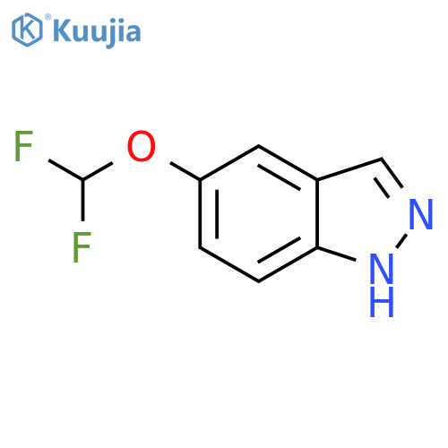 5-(Difluoromethoxy)-1H-indazole structure