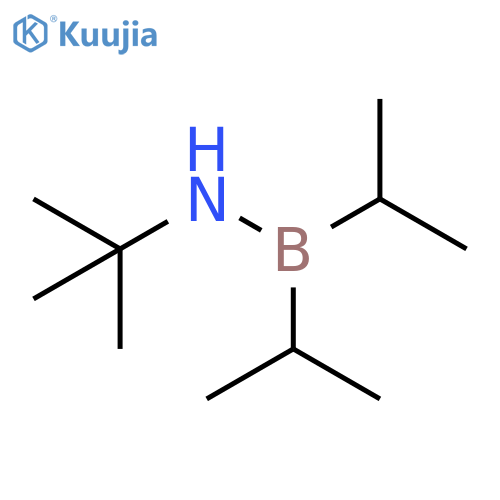 Boranamine, N-(1,1-dimethylethyl)-1,1-bis(1-methylethyl)- structure