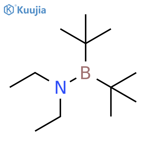 Boranamine, 1,1-bis(1,1-dimethylethyl)-N,N-diethyl- structure