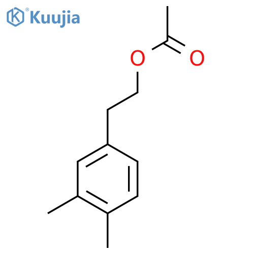 3,4-Dimethylphenethyl acetate structure