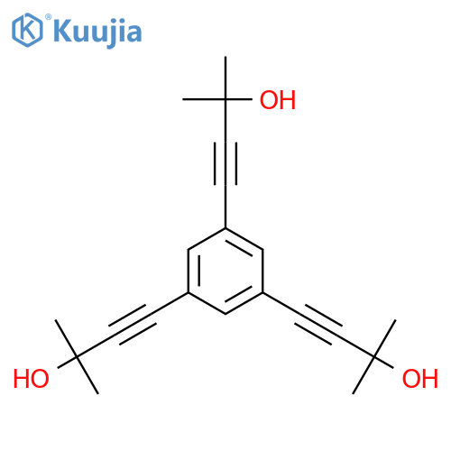 3-Butyn-2-ol, 4,4',4''-(1,3,5-benzenetriyl)tris[2-methyl- structure