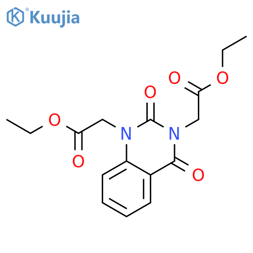 1,3(2H,4H)-Quinazolinediacetic acid, 2,4-dioxo-, diethyl ester structure