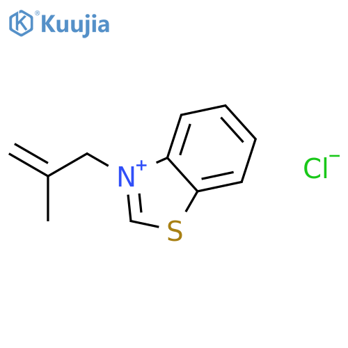 Benzothiazolium, 3-(2-methyl-2-propenyl)-, chloride structure