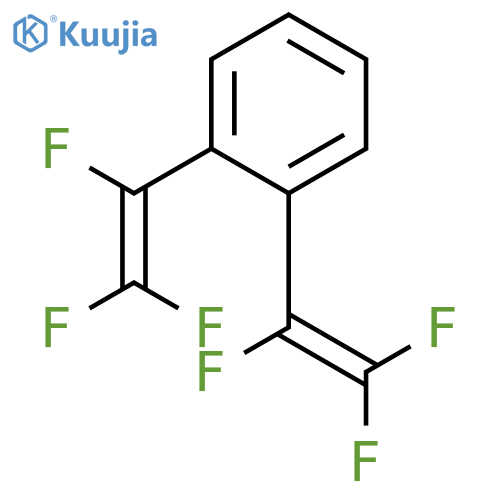 Benzene, 1,2-bis(trifluoroethenyl)- structure