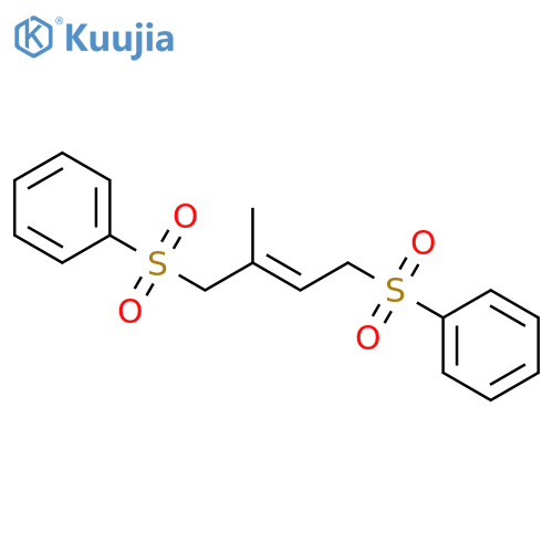 Benzene, 1,1'-[(2-methyl-2-butene-1,4-diyl)bis(sulfonyl)]bis- structure