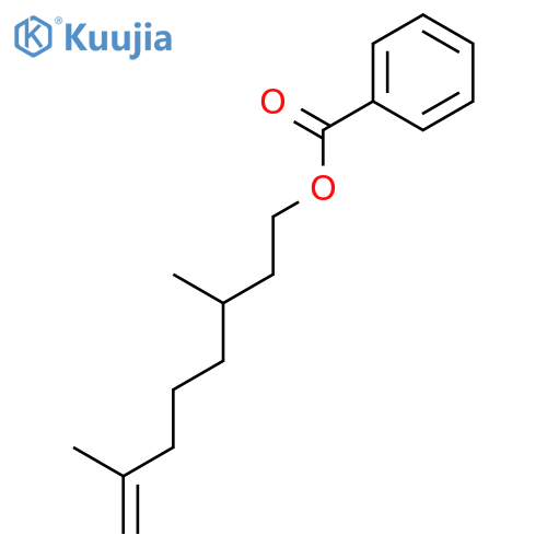 3,7-dimethyloct-7-enyl Benzoate structure