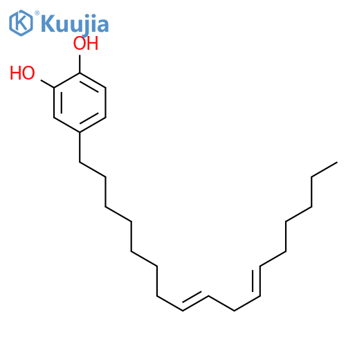 (Z,Z)-4-(8,11-Heptadecadienyl)-1,2-benzenediol structure