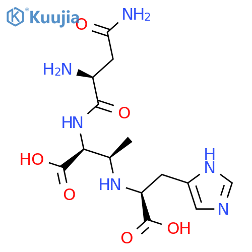 L-Histidine,N-[(1R,2S)-2-carboxy-2-[[(2S)-2,4-diamino-1,4-dioxobutyl]amino]-1-methylethyl]-(9CI) structure