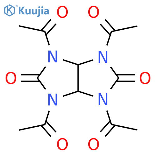 N,N',N'',N'''Tetraacetylglycoluril structure