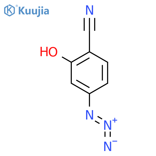 Benzonitrile, 4-azido-2-hydroxy- structure