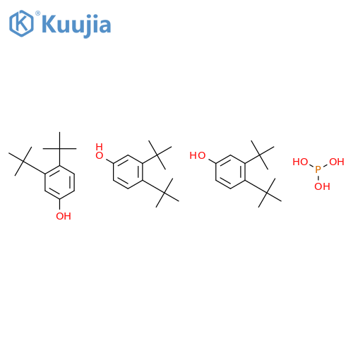 3,4-ditert-butylphenol;phosphorous Acid structure