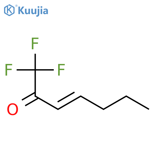 1,1,1-trifluorohept-3-en-2-one structure