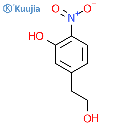 5-(2-hydroxyethyl)-2-nitrophenol structure