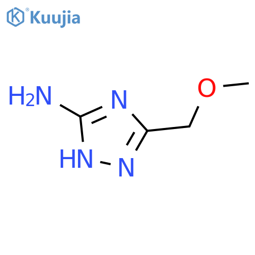 3-(Methoxymethyl)-1H-1,2,4-triazol-5-amine structure