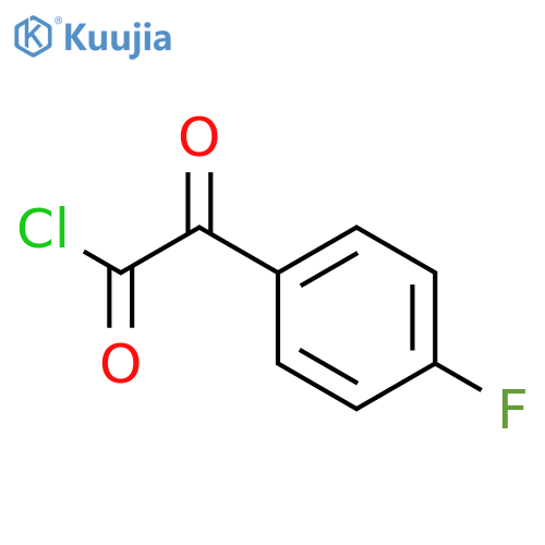 2-(4-fluorophenyl)-2-oxoacetyl chloride structure