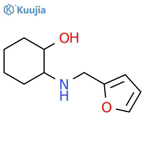 2-{[(furan-2-yl)methyl]amino}cyclohexan-1-ol structure