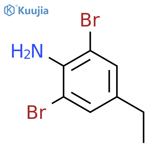 BENZENAMINE, 2,6-DIBROMO-4-ETHYL- structure